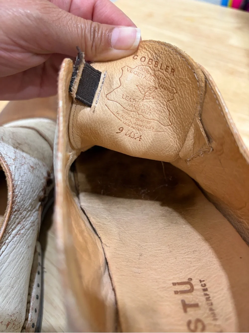 BED STU Rose Loafers Leather Handmade Distressed Classic Rustic Boho Cobbler